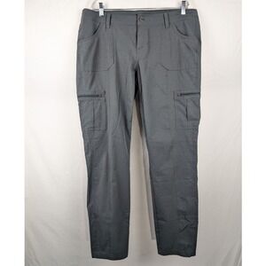 Gray Straight Leg Women's Pants